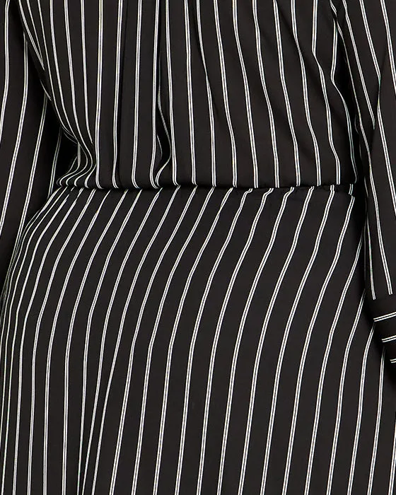 Jemma Top | Black/White Stripe