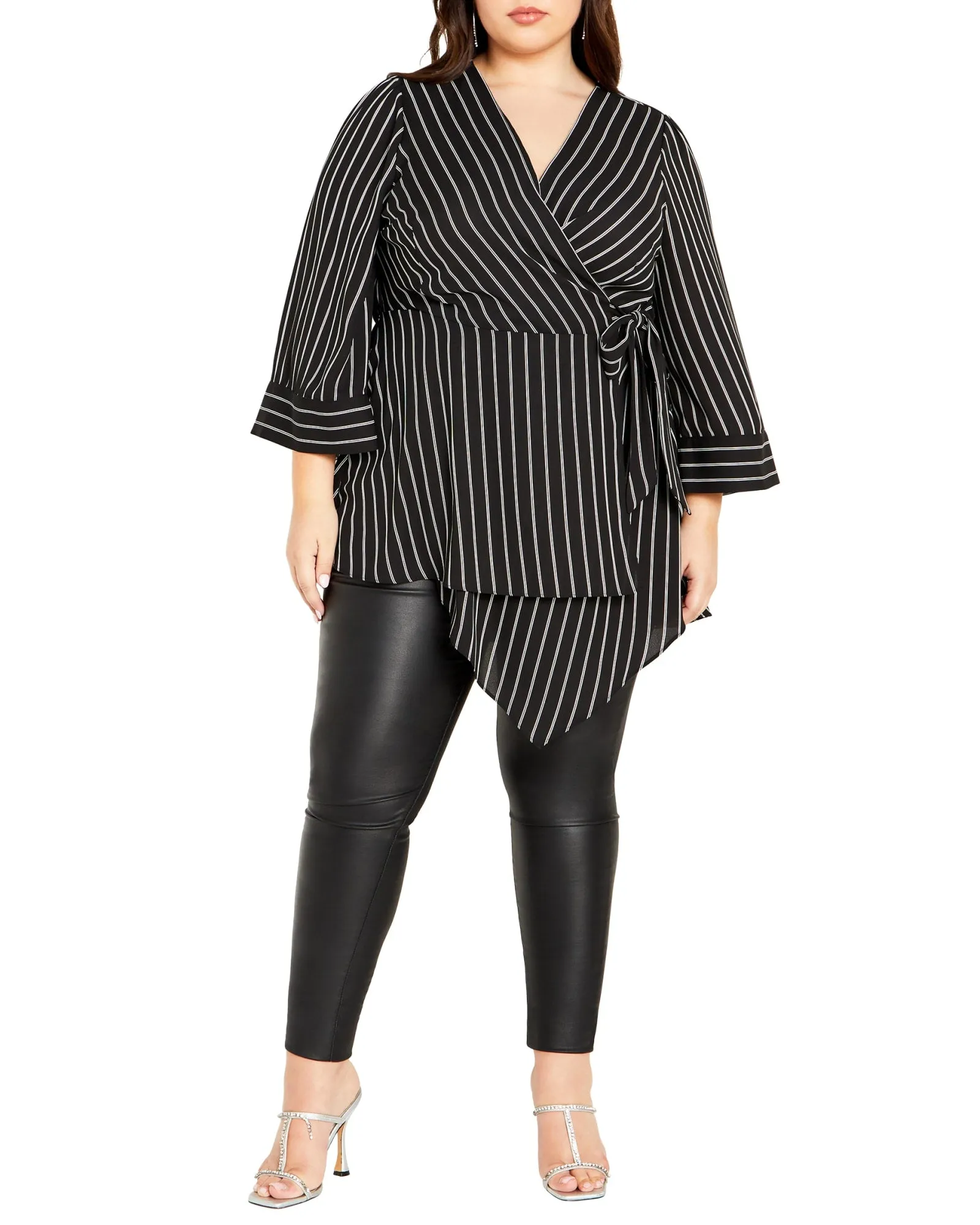 Jemma Top | Black/White Stripe