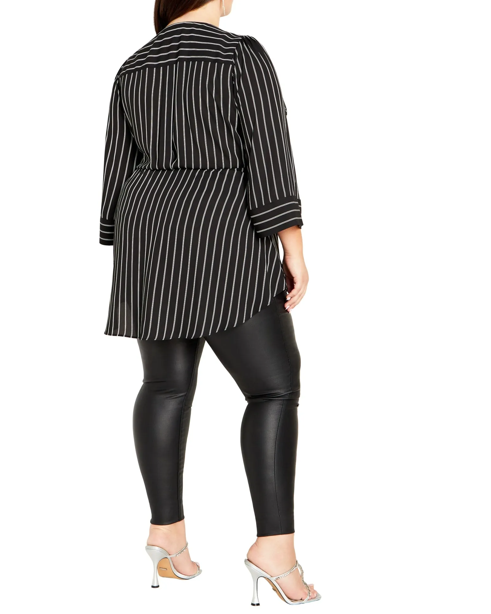 Jemma Top | Black/White Stripe