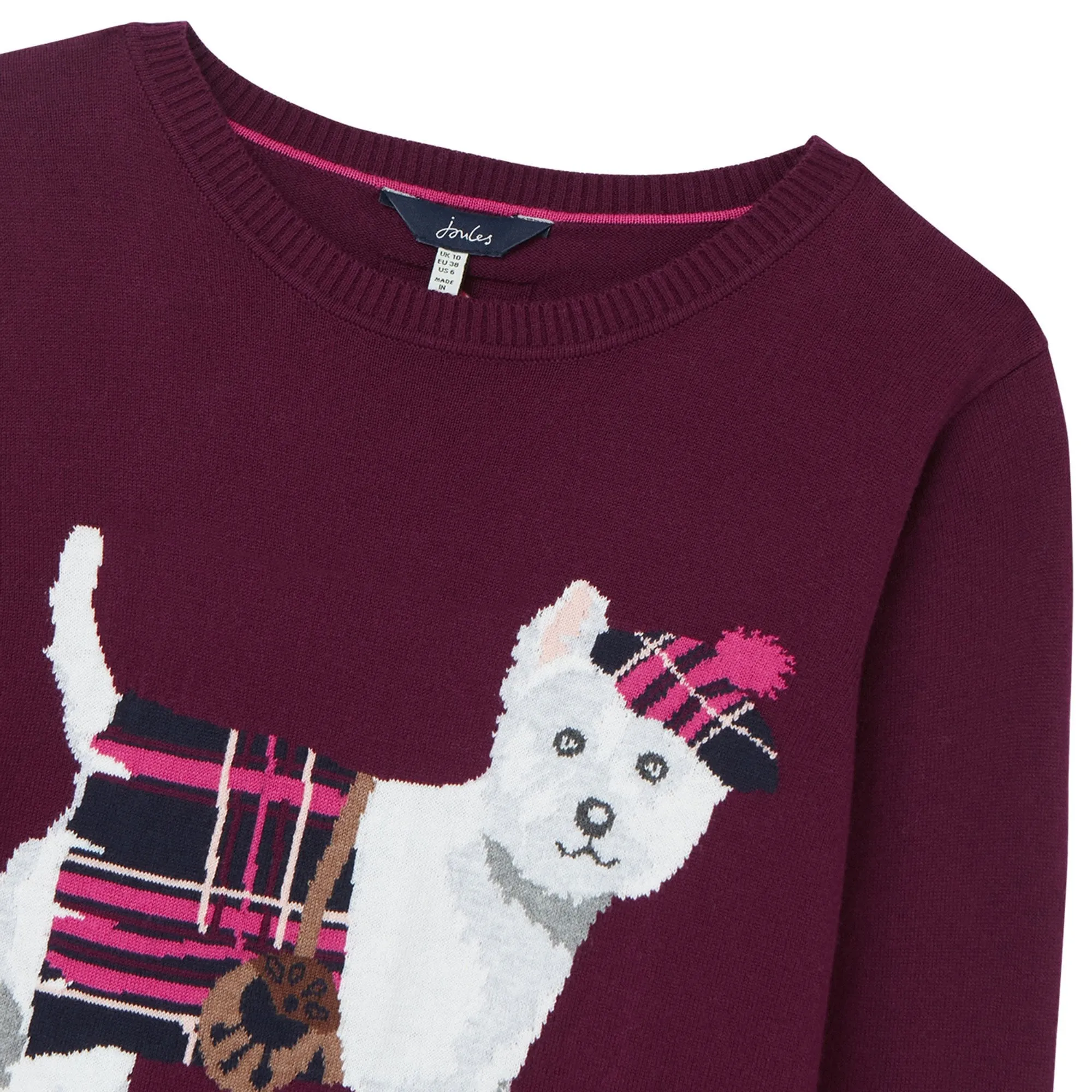 Joules Ladies Miranda Intarsia Knit Jumper