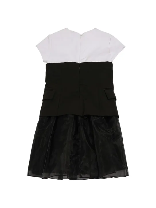 Karl Lagerfeld   Viscose &amp; organza party dress 