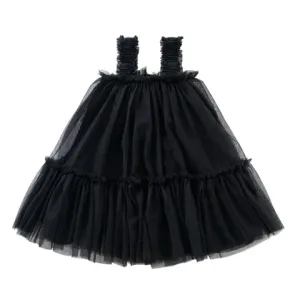 KIPP Black Tulle Midi Jumper