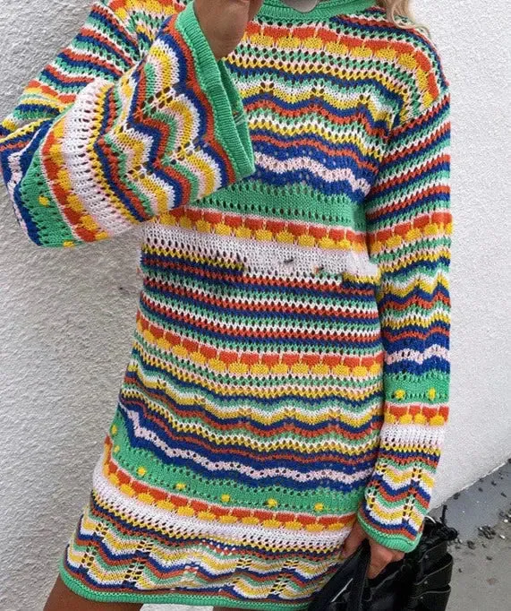 Knitted Pullover Dress