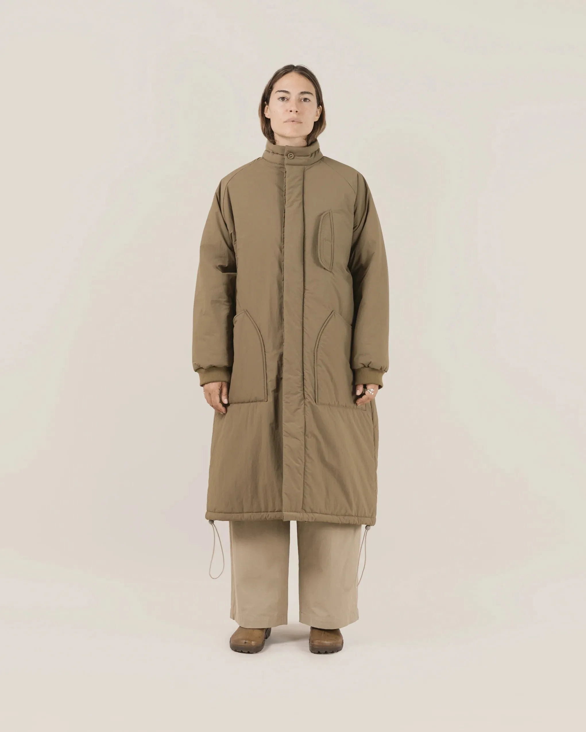 LIGHTLY PADDED PARKA - OLIVE