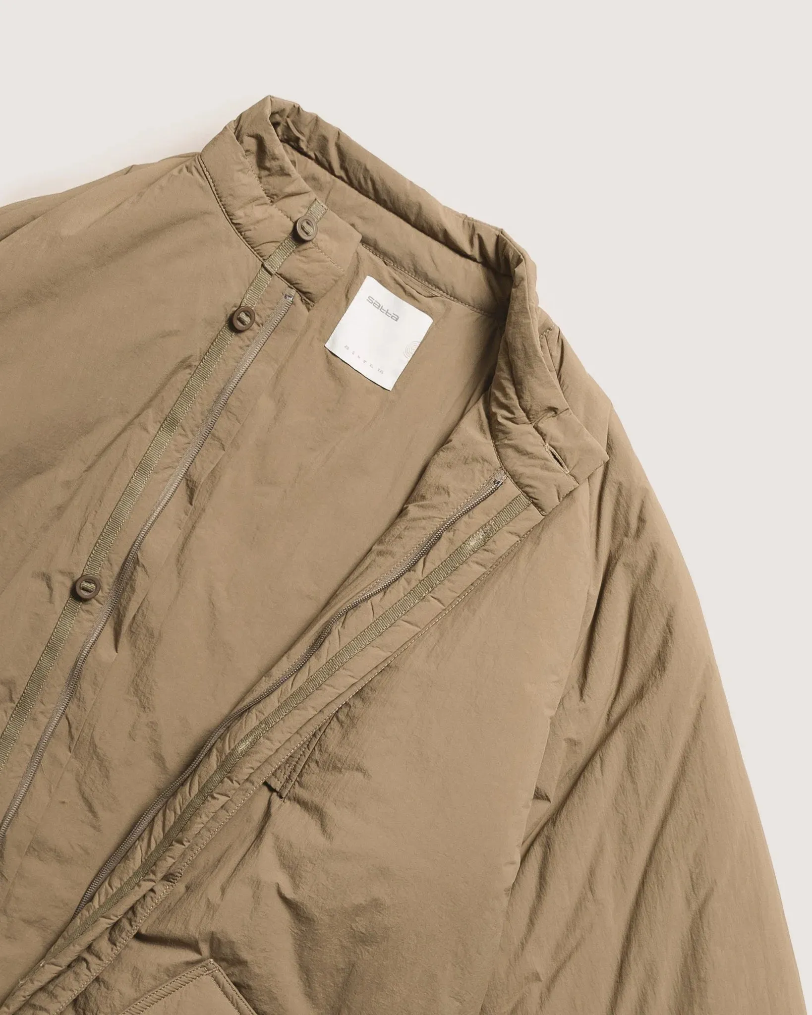 LIGHTLY PADDED PARKA - OLIVE