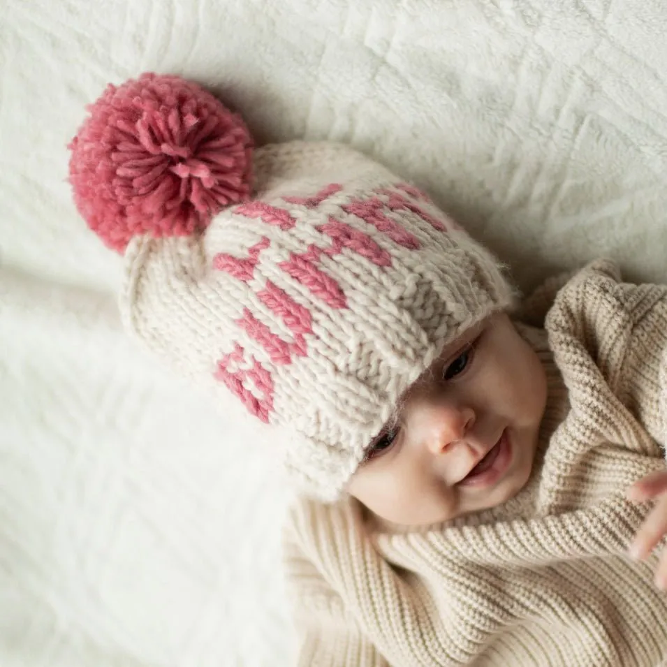 Lil Bunny Pink Beanie Hat Ships