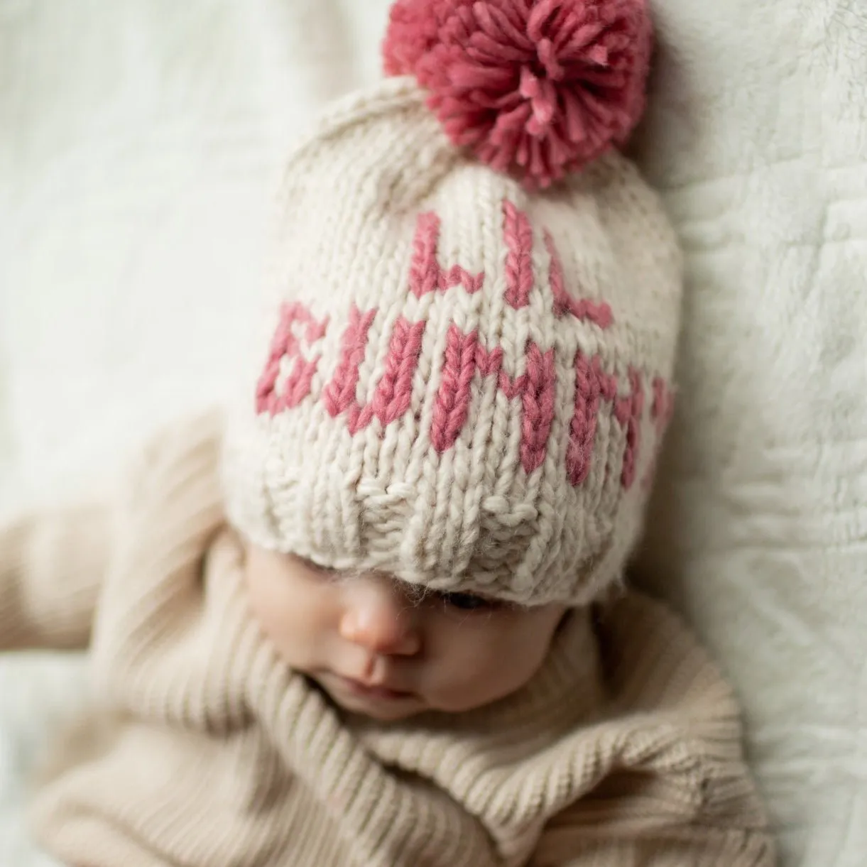 Lil Bunny Pink Beanie Hat Ships