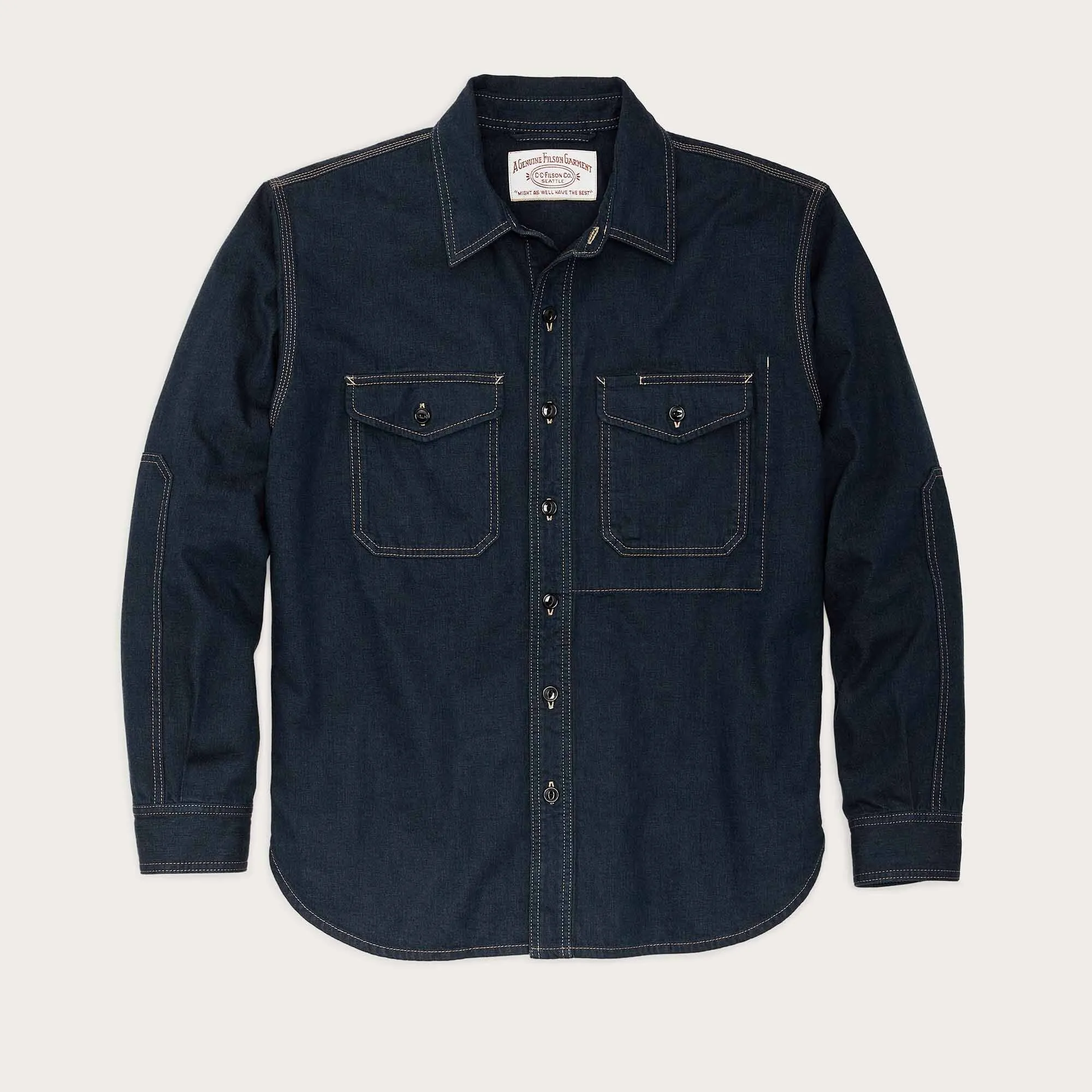 LINED DENIM WORK SHIRT