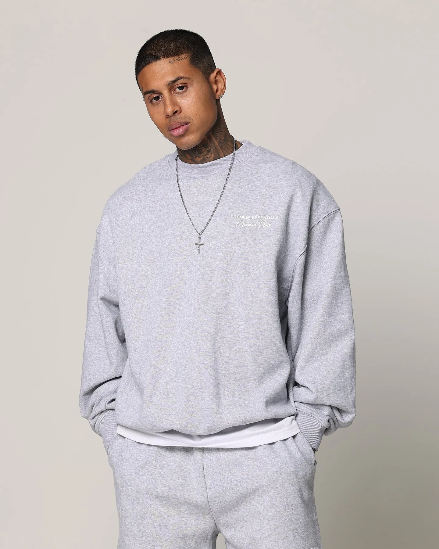 Loiter Essential Spire Crewneck Grey Marle