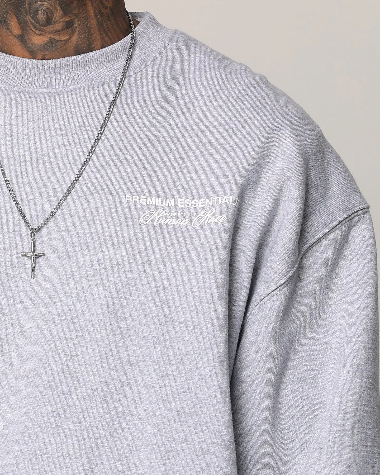 Loiter Essential Spire Crewneck Grey Marle