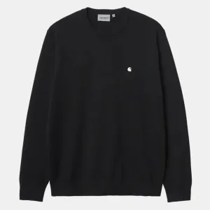 Madison Sweater - Black / White