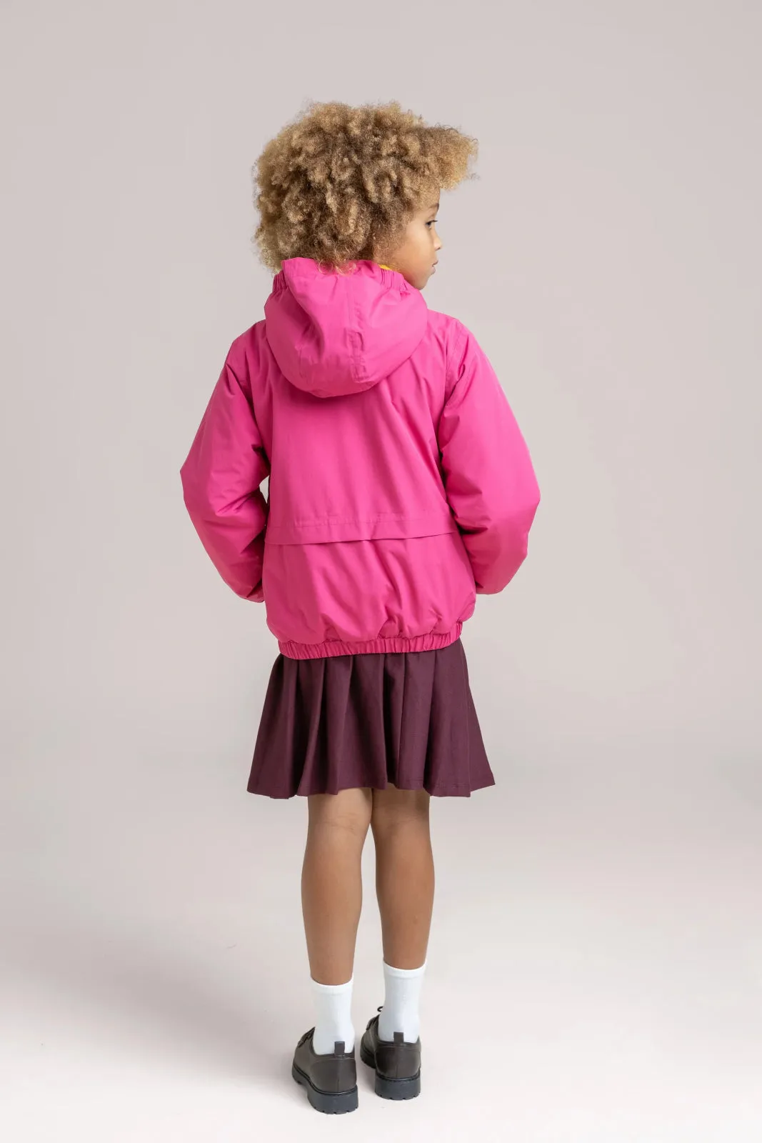 Magenta - Parka courte doublée polaire