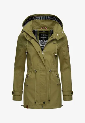 Marikoo parka with hood, green