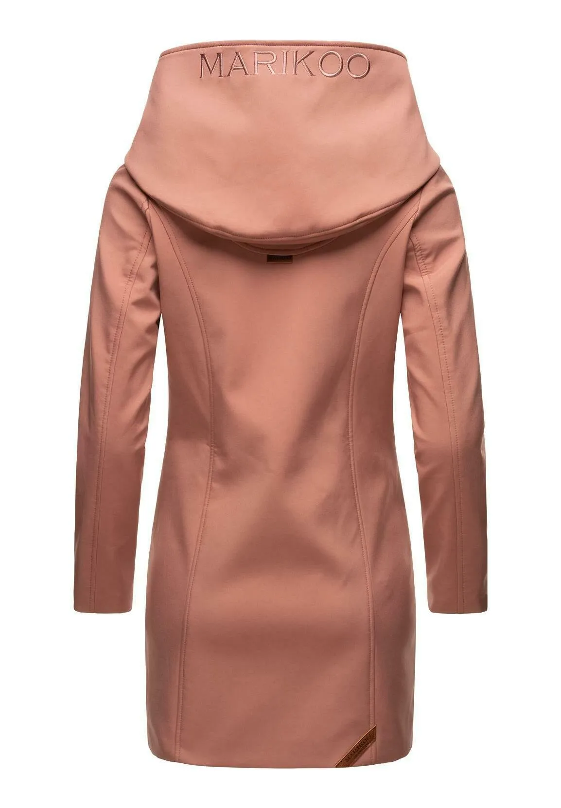 Marikoo parka with hood, terracotta