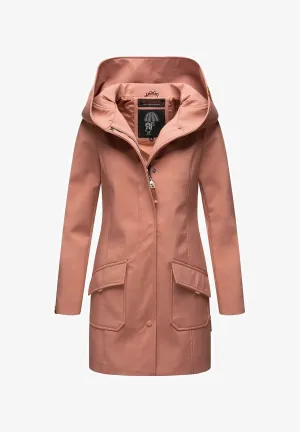 Marikoo parka with hood, terracotta