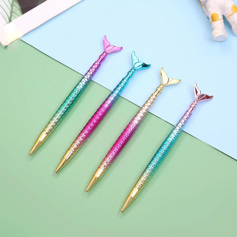 Metallic Rainbow Mermaid Tail Mechanical Pencil.