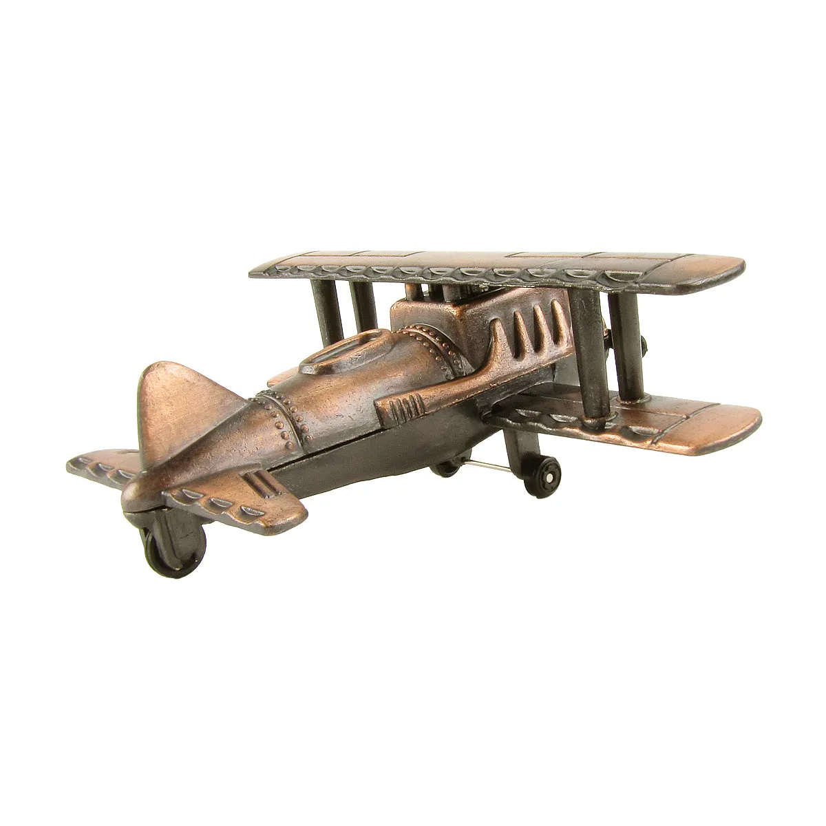 Miniature Die Cast Novelty Biplane Pencil Sharpener