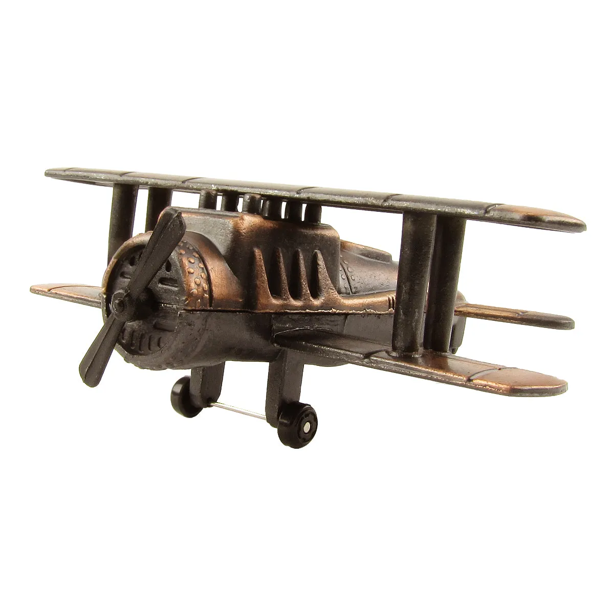 Miniature Die Cast Novelty Biplane Pencil Sharpener