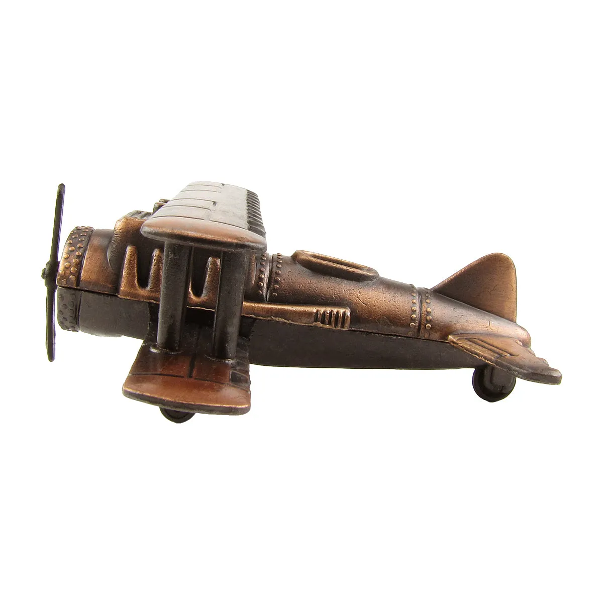 Miniature Die Cast Novelty Biplane Pencil Sharpener