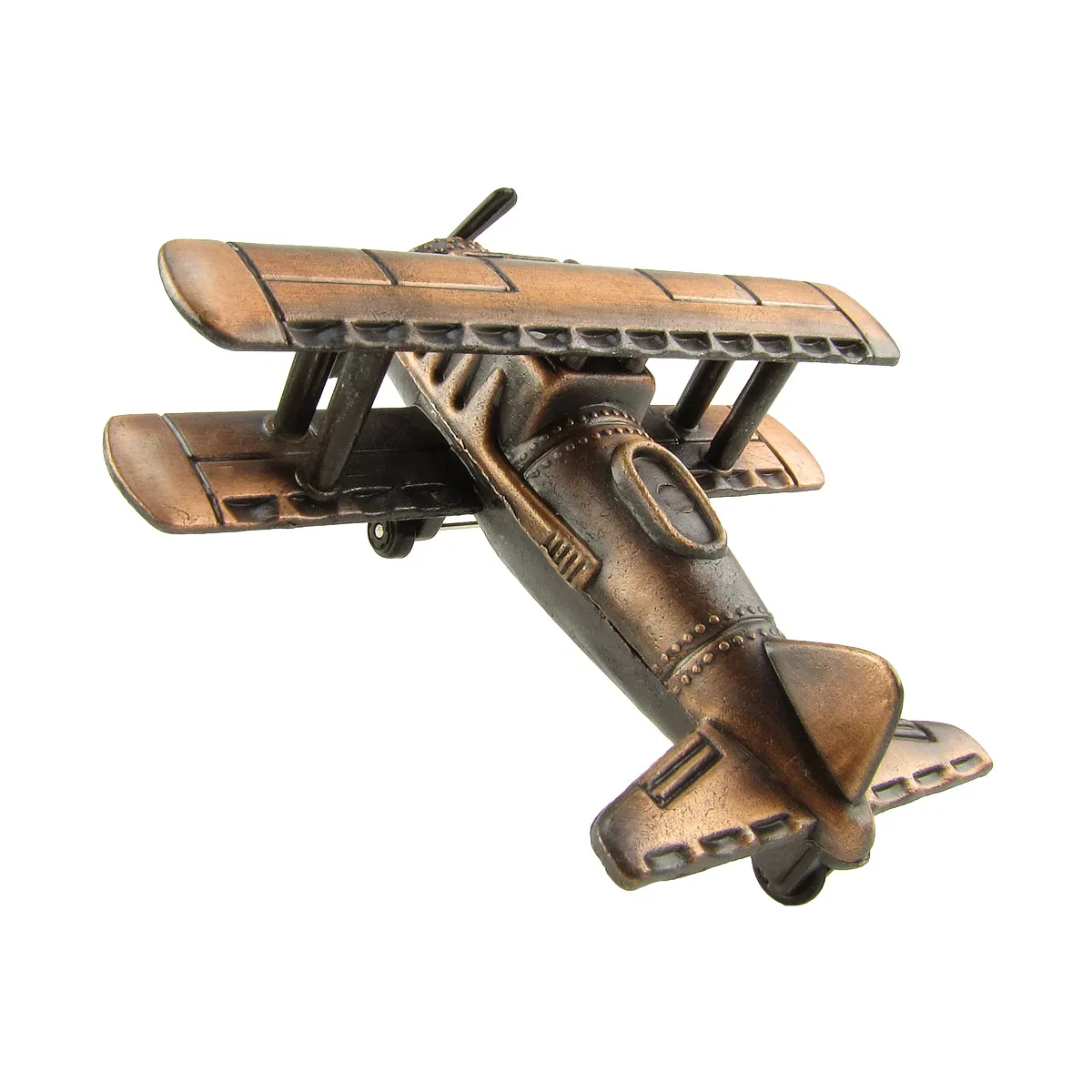 Miniature Die Cast Novelty Biplane Pencil Sharpener