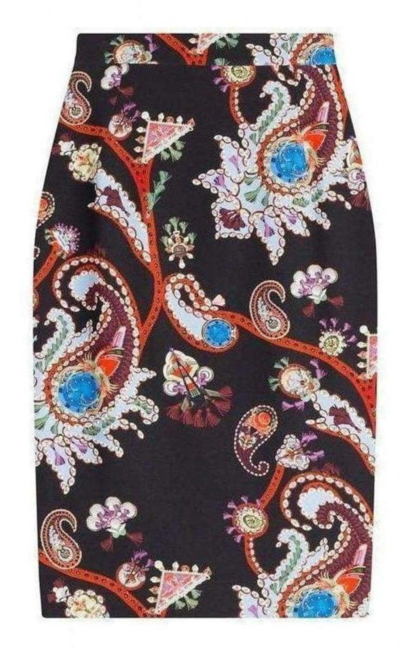 Multicolor Pencil Skirt