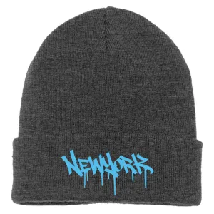 New York Graffiti Knit Hat