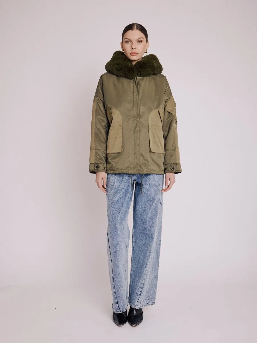 Parka 19marilou6ude Khaki