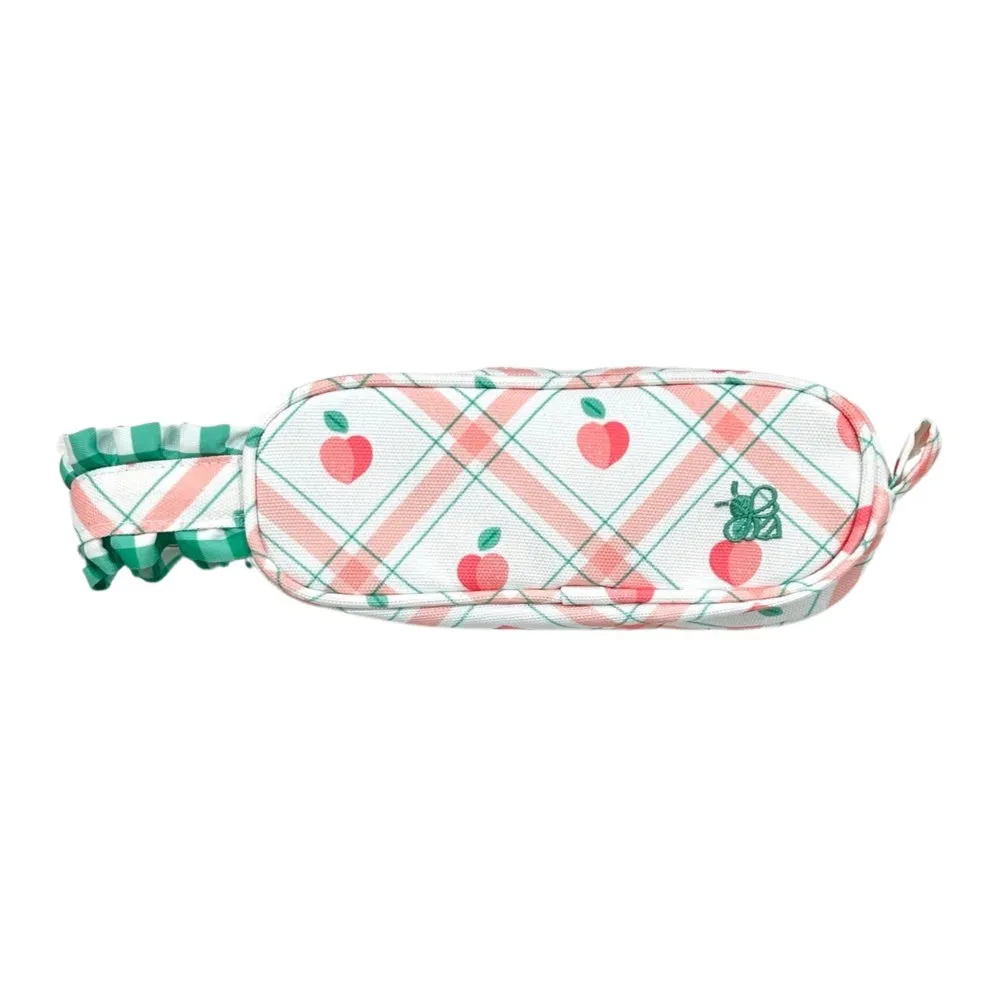 Pencil Case - Peaches Plaid