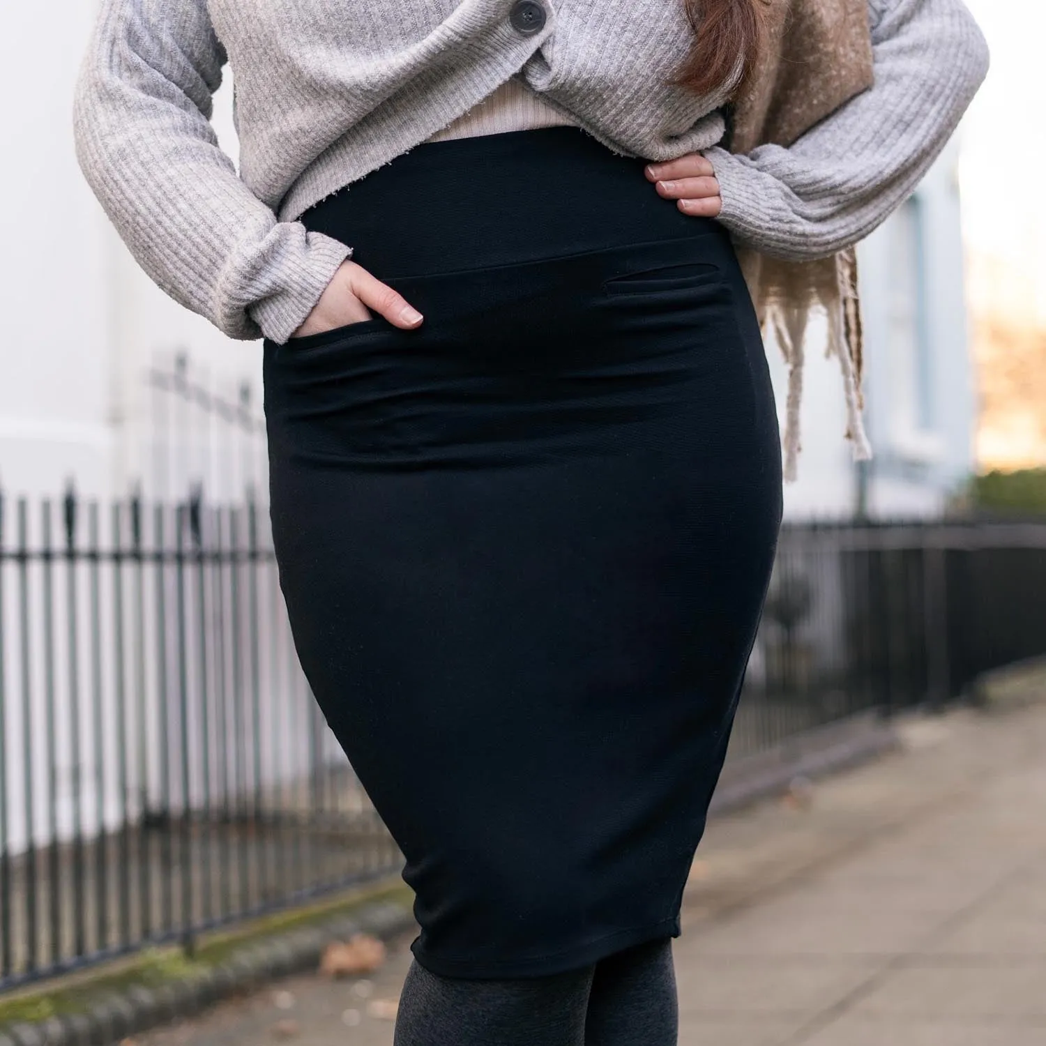 Pencil Skirt - Black (V2)