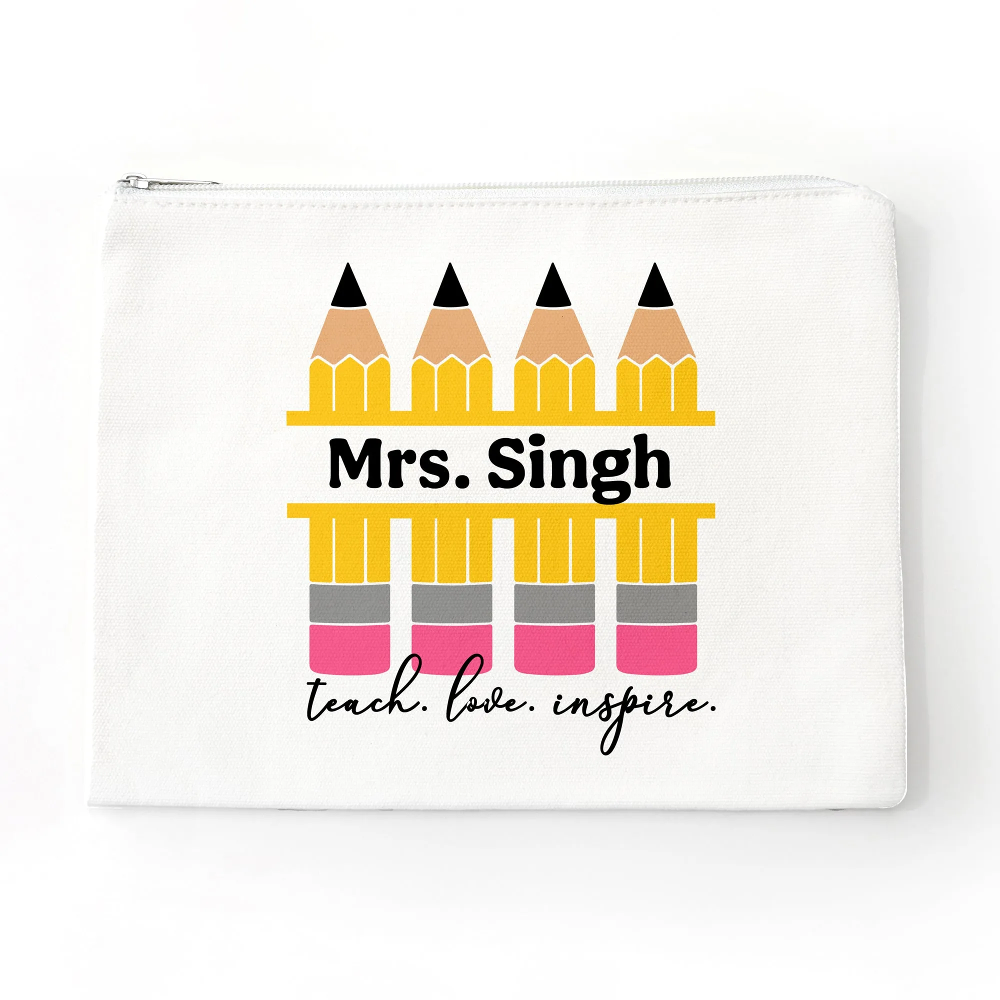 Personalized Pencil Zipper Bag