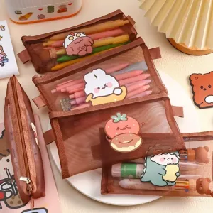 PET MESH PENCIL CASE