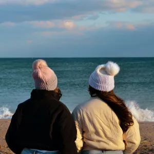 Pink & Purple Ombre Beanie