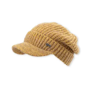 Pistil Viola Knit Brim Beanie in Ivory, Gold & Blue