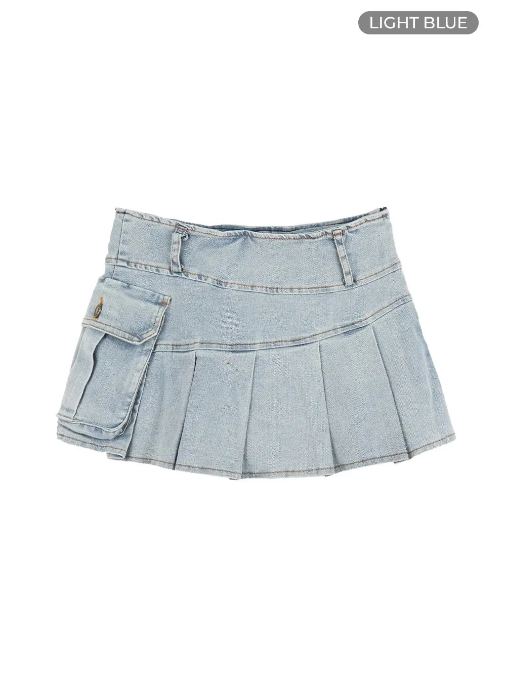 Pleated Mini Skirt OL408