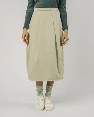 PLEATED SKIRT - BEIGE