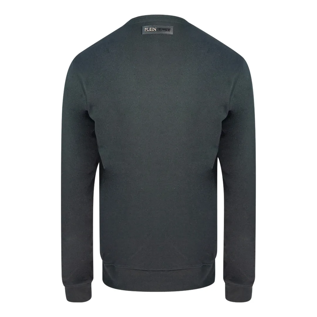 Plein Sport Tiger Logo Black Jumper