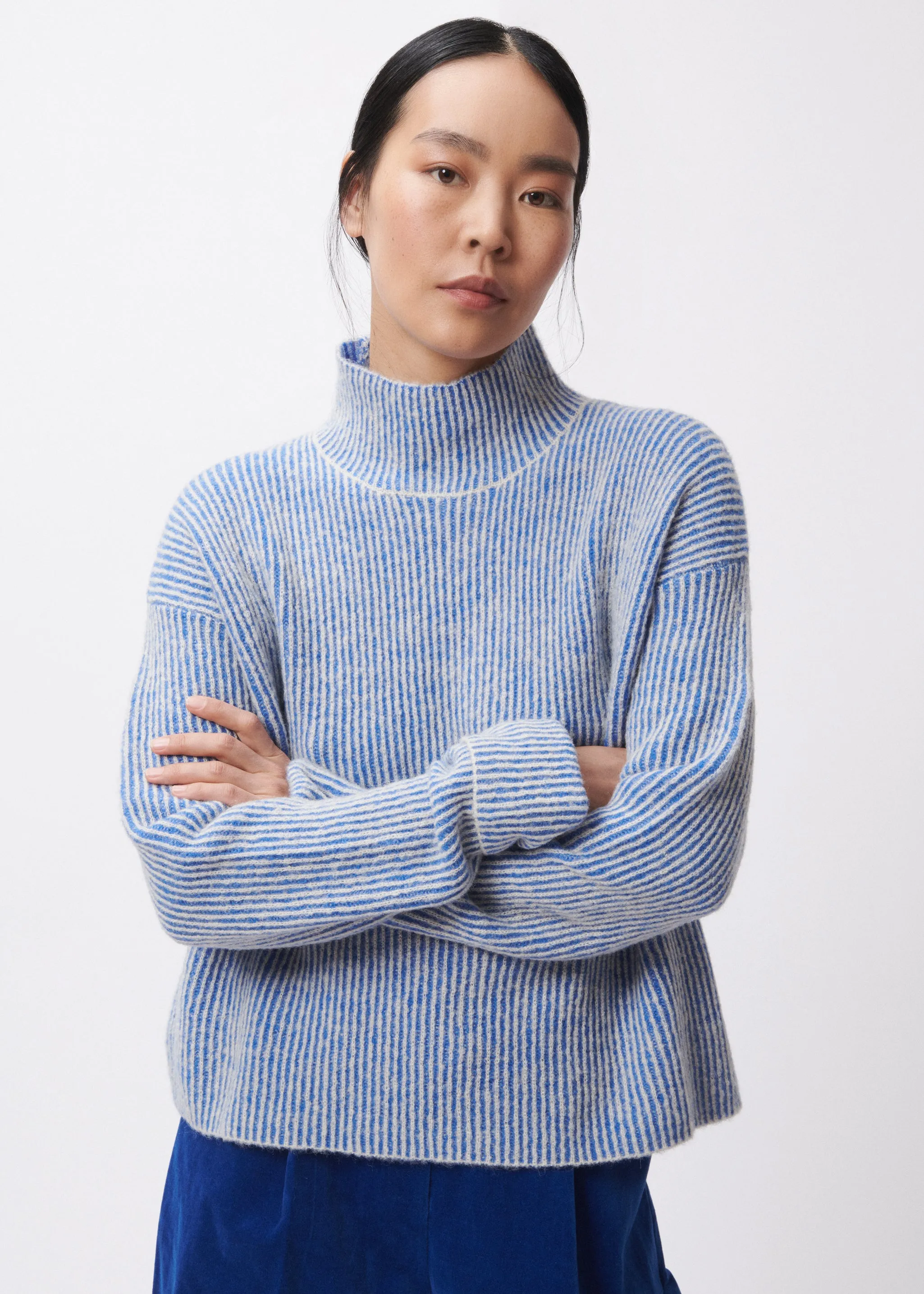 PRESLAVA KNIT JUMPER (ELECTRIC BLUE)