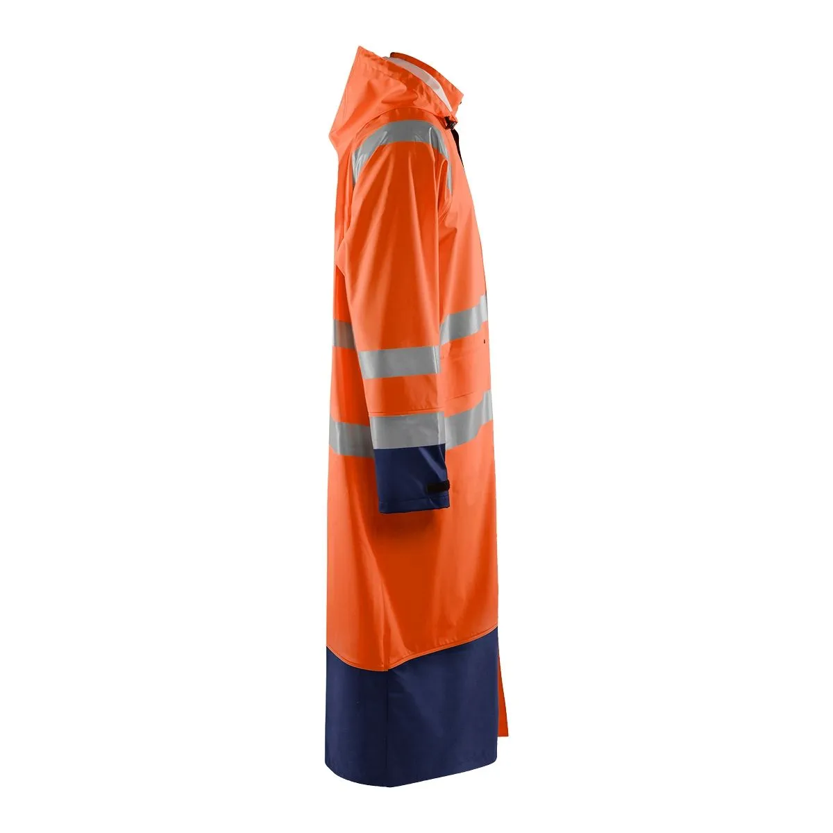 Rain&#x20;Coat&#x20;High&#x20;Vis&#x20;Level&#x20;1&#x20;4325&#x20;High&#x20;Vis&#x20;Geel&#x2F;Marine&#x20;-&#x20;Bl&#xE5;kl&#xE4;der