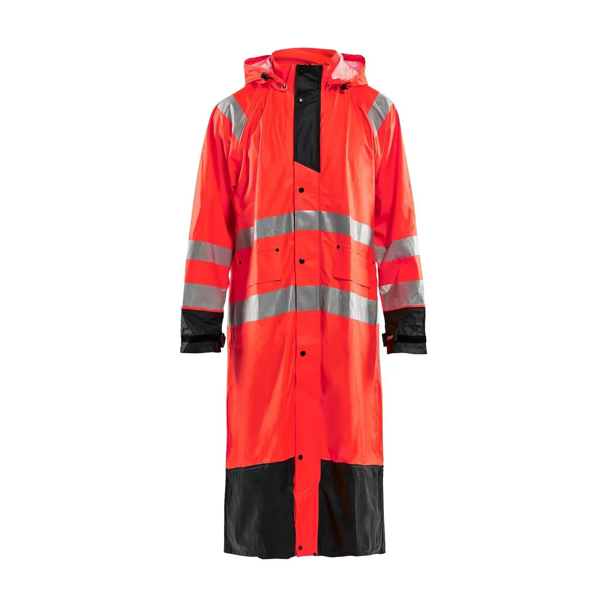 Rain&#x20;Coat&#x20;High&#x20;Vis&#x20;Level&#x20;1&#x20;4325&#x20;High&#x20;Vis&#x20;Geel&#x2F;Marine&#x20;-&#x20;Bl&#xE5;kl&#xE4;der