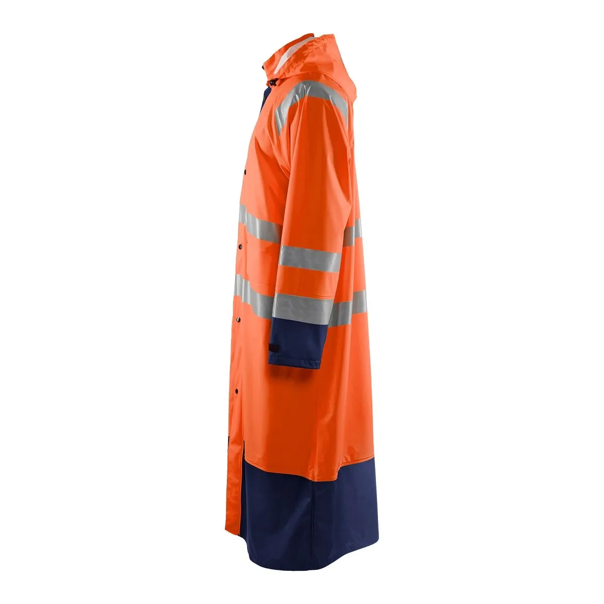 Rain&#x20;Coat&#x20;High&#x20;Vis&#x20;Level&#x20;1&#x20;4325&#x20;High&#x20;Vis&#x20;Geel&#x2F;Marine&#x20;-&#x20;Bl&#xE5;kl&#xE4;der