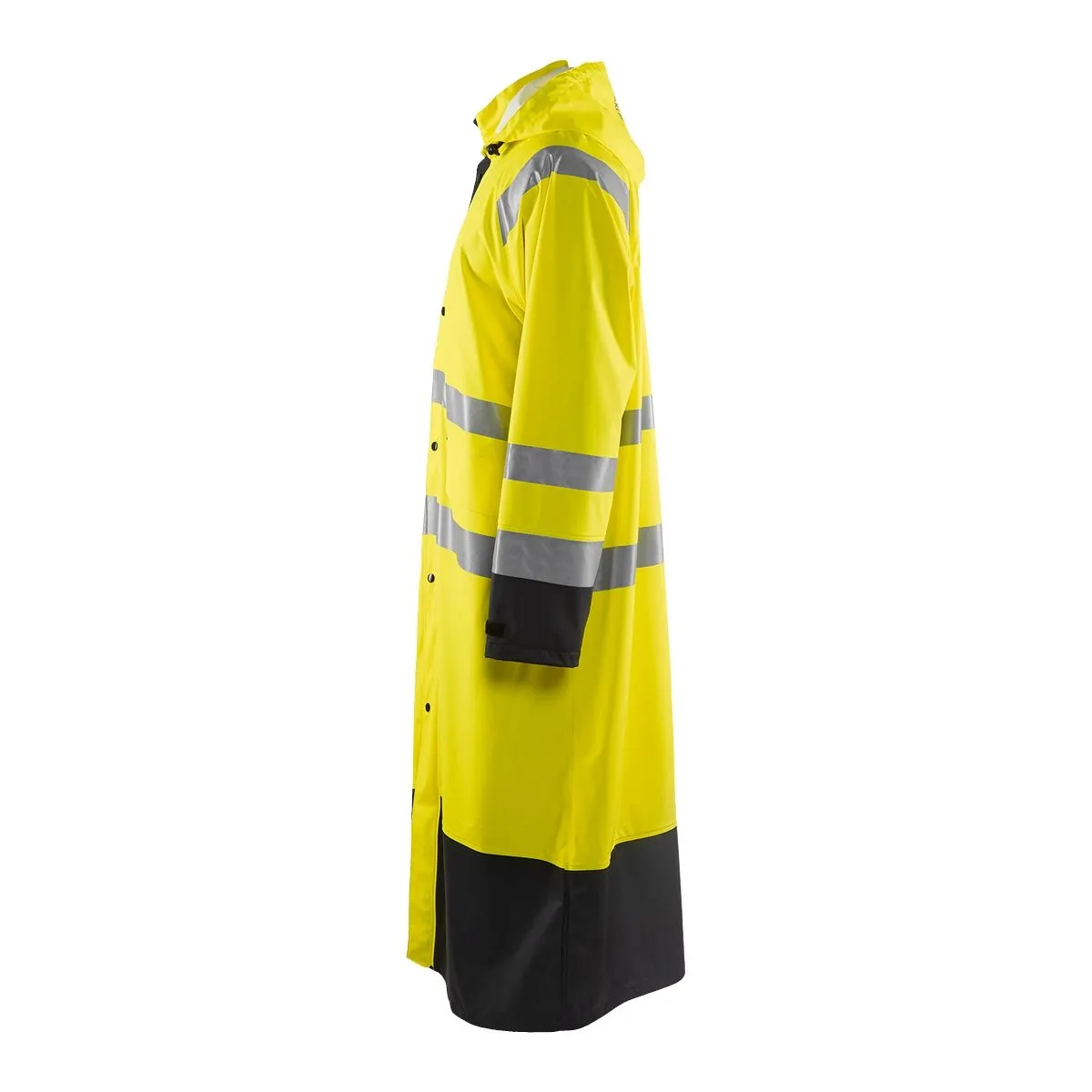 Rain&#x20;Coat&#x20;High&#x20;Vis&#x20;Level&#x20;1&#x20;4325&#x20;High&#x20;Vis&#x20;Geel&#x2F;Marine&#x20;-&#x20;Bl&#xE5;kl&#xE4;der