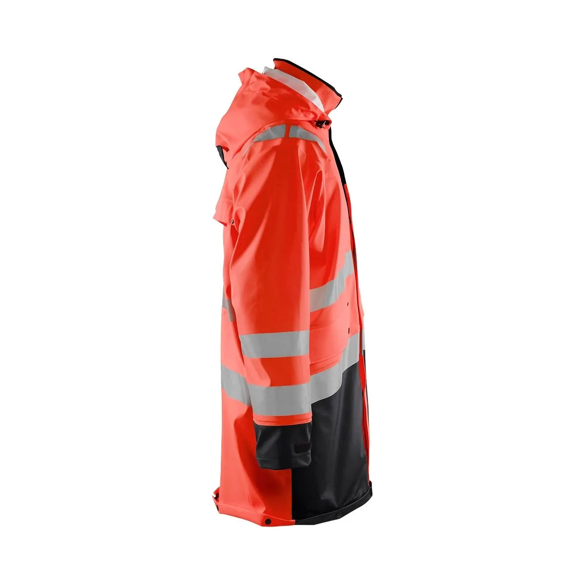 Rain&#x20;Coat&#x20;High&#x20;Vis&#x20;Level&#x20;2&#x20;4306&#x20;High&#x20;Vis&#x20;Oranje&#x20;-&#x20;Bl&#xE5;kl&#xE4;der