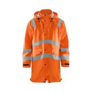 Rain&#x20;Coat&#x20;High&#x20;Vis&#x20;Level&#x20;2&#x20;4306&#x20;High&#x20;Vis&#x20;Oranje&#x20;-&#x20;Bl&#xE5;kl&#xE4;der