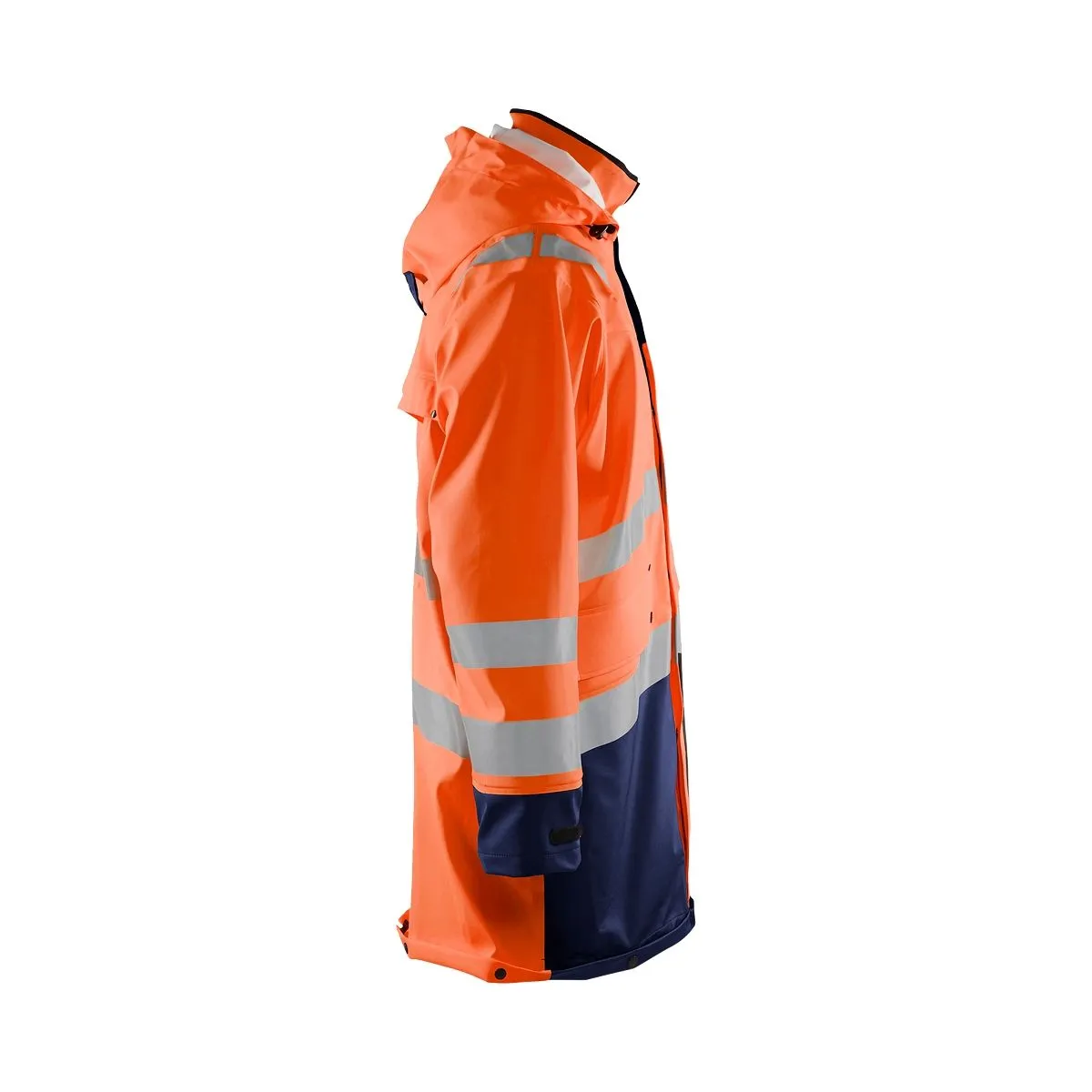 Rain&#x20;Coat&#x20;High&#x20;Vis&#x20;Level&#x20;2&#x20;4306&#x20;High&#x20;Vis&#x20;Oranje&#x20;-&#x20;Bl&#xE5;kl&#xE4;der