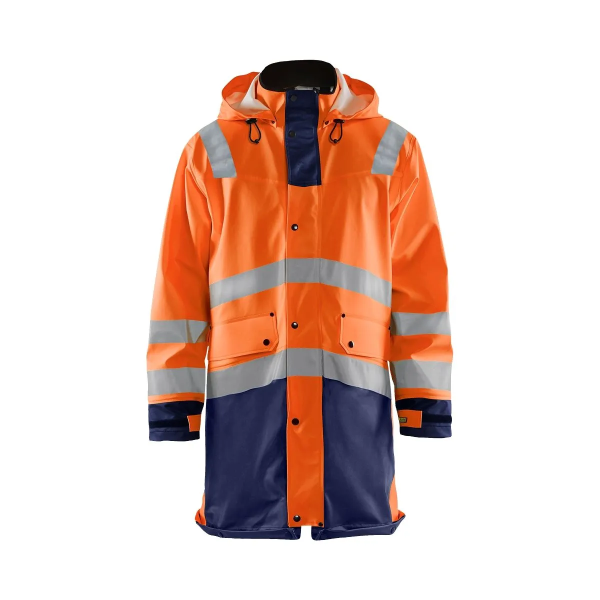 Rain&#x20;Coat&#x20;High&#x20;Vis&#x20;Level&#x20;2&#x20;4306&#x20;High&#x20;Vis&#x20;Oranje&#x20;-&#x20;Bl&#xE5;kl&#xE4;der