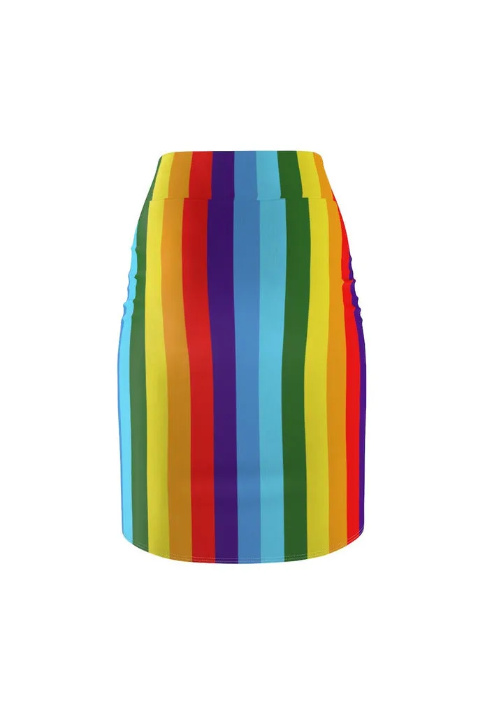 Rainbow ROYGBIV Women's Pencil Skirt