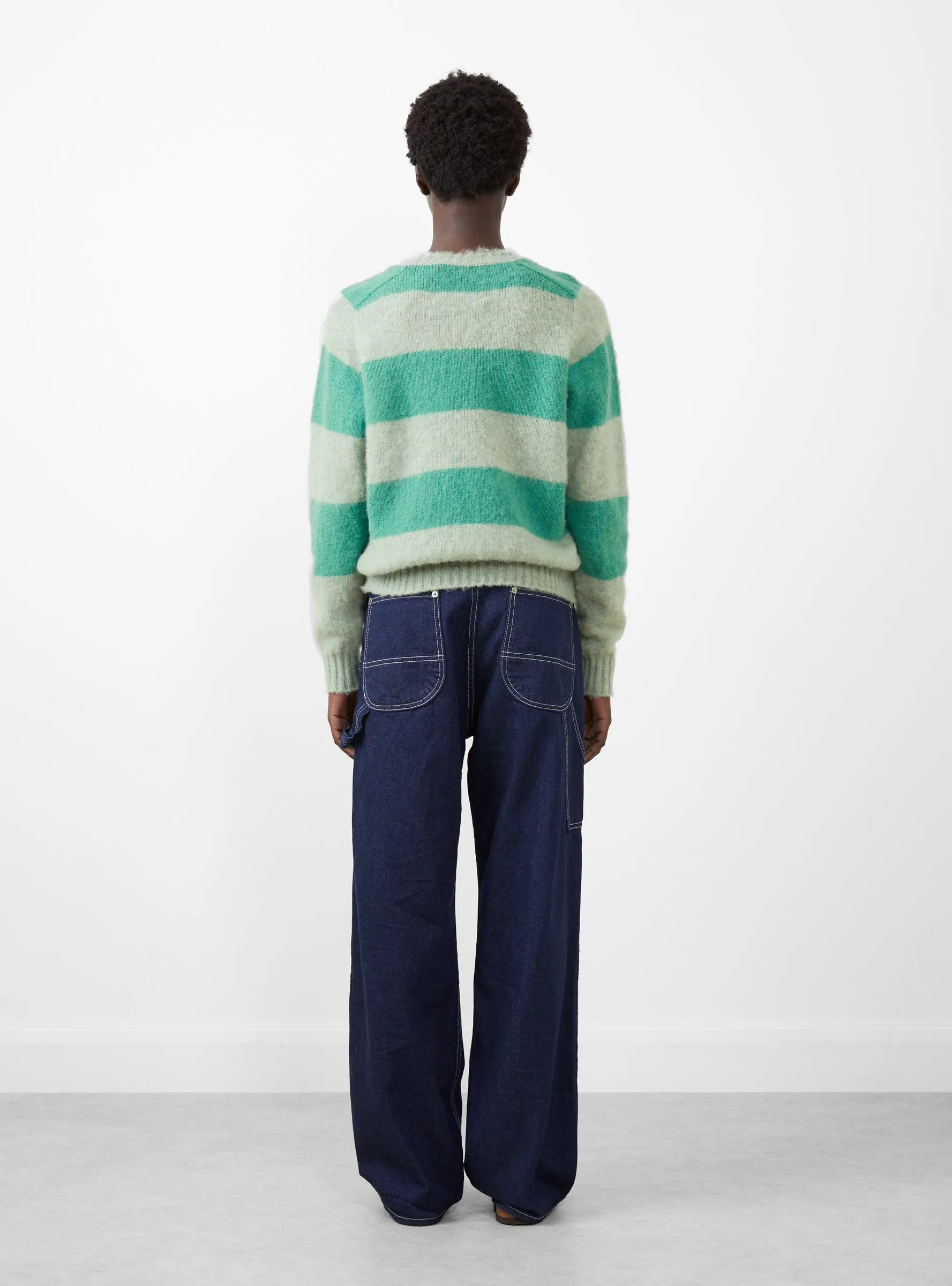 Shaggy Bear Chunky Stripes Jumper Freeze