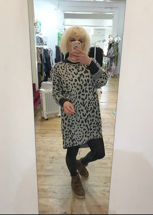 Sonya Leopard Print Dress