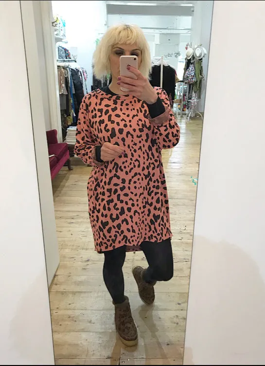 Sonya Leopard Print Dress