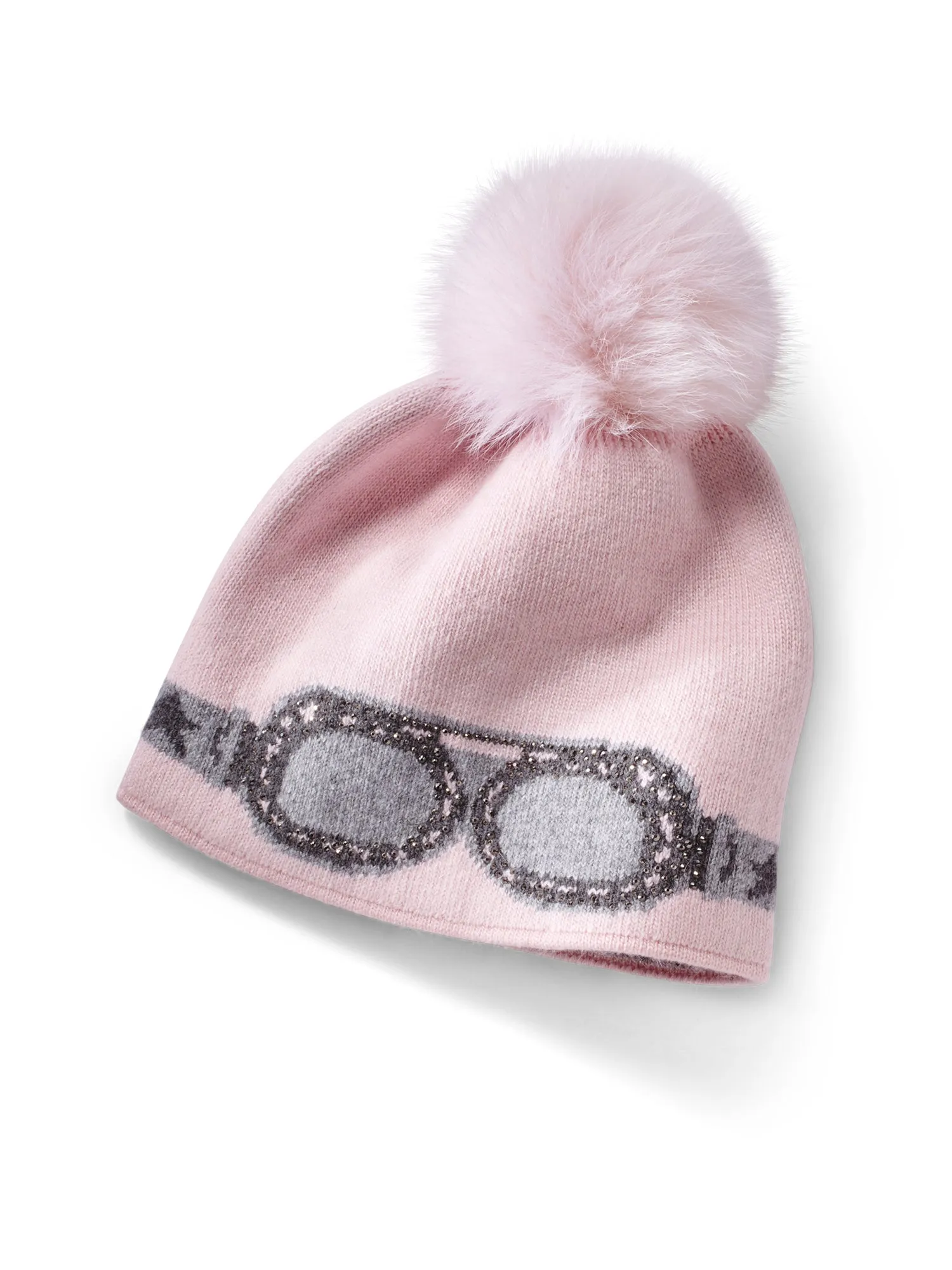 Sunglass Pom Knit Hat